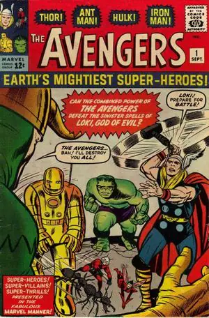 Avengers #1 (Marvel Comics, 1963), CGC 8.5 graded comic book, Universal Blue label — front cover in its holder