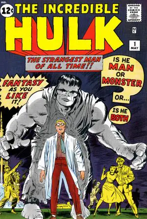 Incredible Hulk #1 (Marvel Comics, 1962), CGC 6.0 graded comic book, Universal Blue label — front cover in its holder